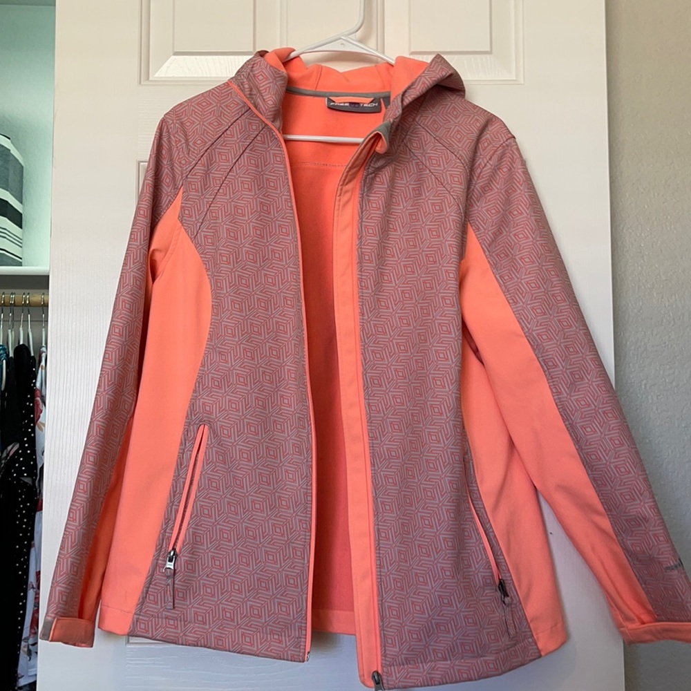 Bright rain jacket